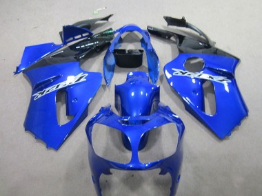00-01 Blau Kawasaki ZX12R Motorrad Verkleidung