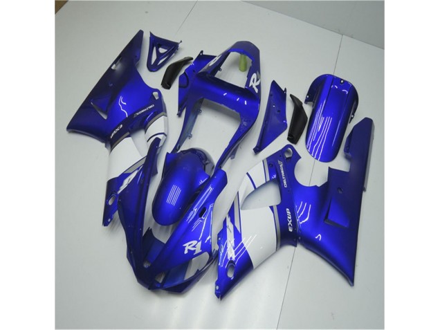 00-01 Blau Weiß Yamaha YZF R1 Motorrad Verkleidungen 00-01 Blau Weiß Yamaha YZF R1 Motorrad Verkleidungen