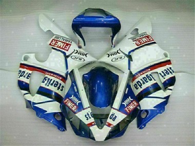 00-01 Blau Weiß Yamaha YZF R1 Motorrad Vollverkleidung