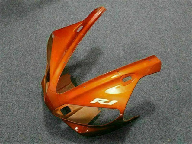 00-01 Orange Yamaha YZF R1 Motorrad Vollverkleidung