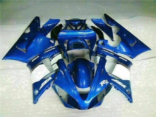 00-01 Blau Yamaha YZF R1 Motorrad Verkleidung Komplett Sets