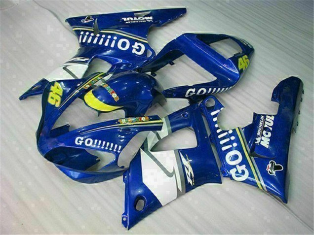 00-01 Blau Yamaha YZF R1 Motorrad Vollverkleidung & Plastik 00-01 Blau Yamaha YZF R1 Motorrad Vollverkleidung & Plastik