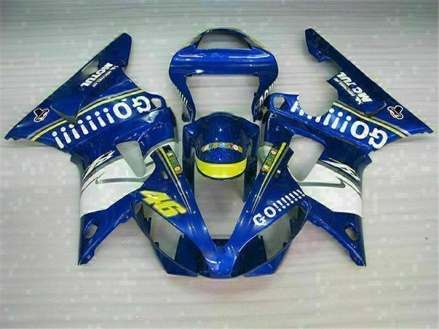 00-01 Blau Yamaha YZF R1 Motorrad Vollverkleidung & Plastik 00-01 Blau Yamaha YZF R1 Motorrad Vollverkleidung & Plastik