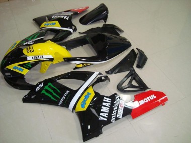 00-01 Gelb Monster Yamaha YZF R1 Motorrad Verkleidungen