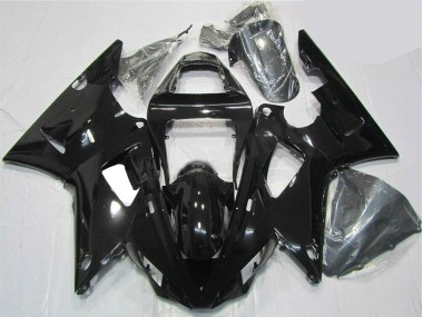 00-01 Glänzend Schwarz Yamaha YZF R1 Motorrad Verkleidung
