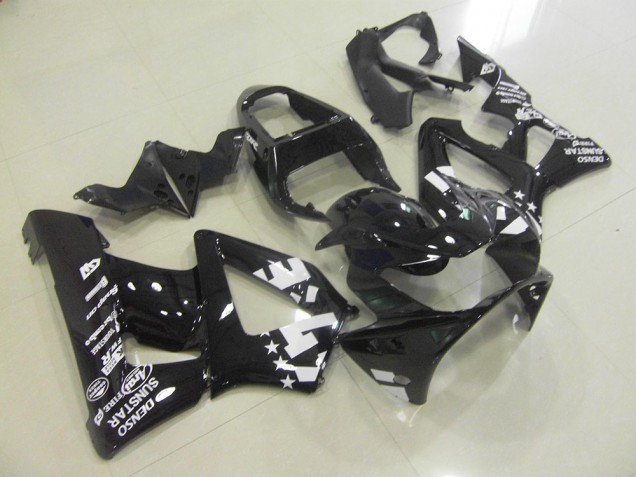 00-01 Glänzend Schwarz mit Stern Honda CBR900RR 929 Motorrad Verkleidung