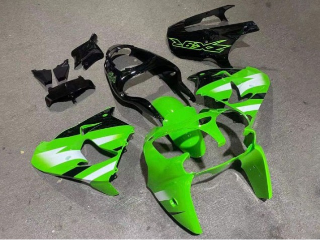 00-01 Grün Glänzend Schwarz Kawasaki ZX9R Motorrad Verkleidung 00-01 Grün Glänzend Schwarz Kawasaki ZX9R Motorrad Verkleidung