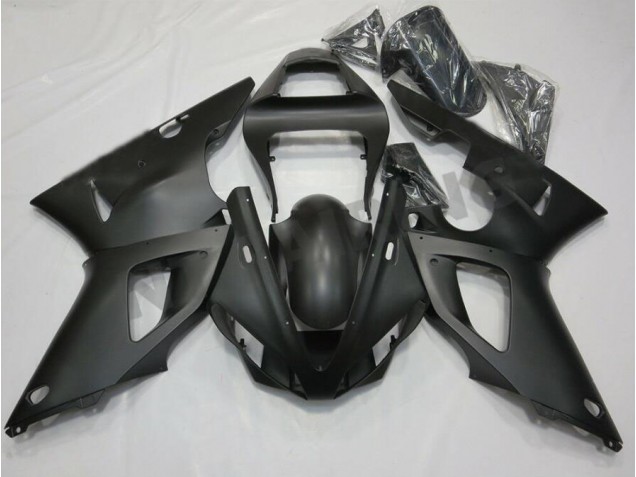 00-01 Matt Schwarz Yamaha YZF R1 Motorrad Verkleidung