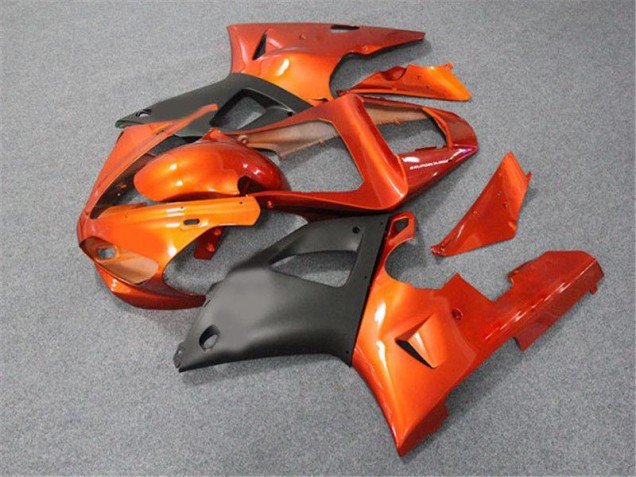 00-01 Orange Schwarz Yamaha YZF R1 Motorrad Verkleidung 00-01 Orange Schwarz Yamaha YZF R1 Motorrad Verkleidung