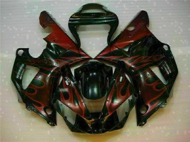 00-01 Orange Yamaha YZF R1 Motorrad Verkleidung