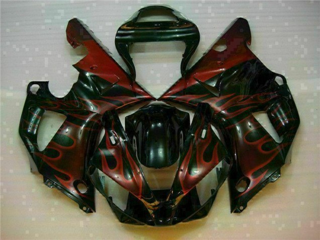 00-01 Orange Yamaha YZF R1 Motorrad Verkleidung