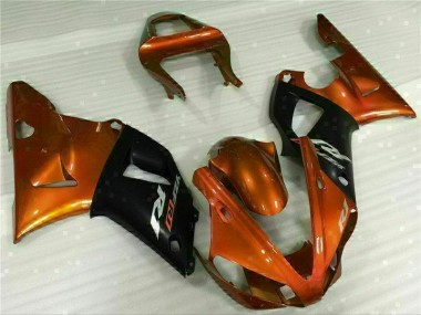 00-01 Orange Yamaha YZF R1 Motorrad Verkleidungen