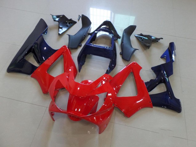 00-01 Rot Dunkelblau Honda CBR900RR 929 Motorrad Verkleidung 00-01 Rot Dunkelblau Honda CBR900RR 929 Motorrad Verkleidung