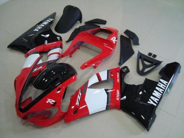 00-01 Rot Schwarz Weiß Yamaha YZF R1 Motorrad Verkleidung