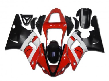 00-01 Rot Weiß Schwarz Yamaha YZF R1 Motorrad Verkleidung