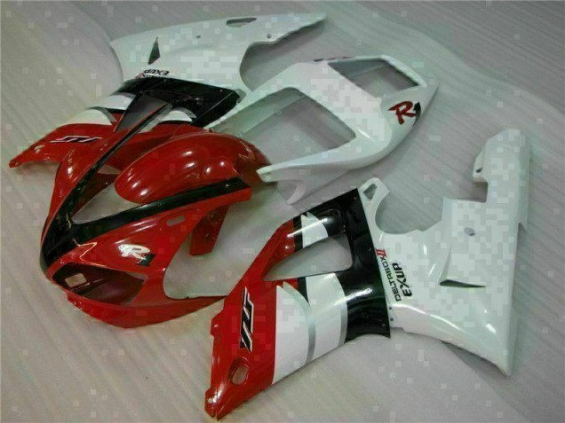 00-01 Rot Yamaha YZF R1 Motorrad Vollverkleidung 00-01 Rot Yamaha YZF R1 Motorrad Vollverkleidung