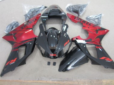 00-01 Schwarz Rot Yamaha YZF R1 Motorrad Verkleidung