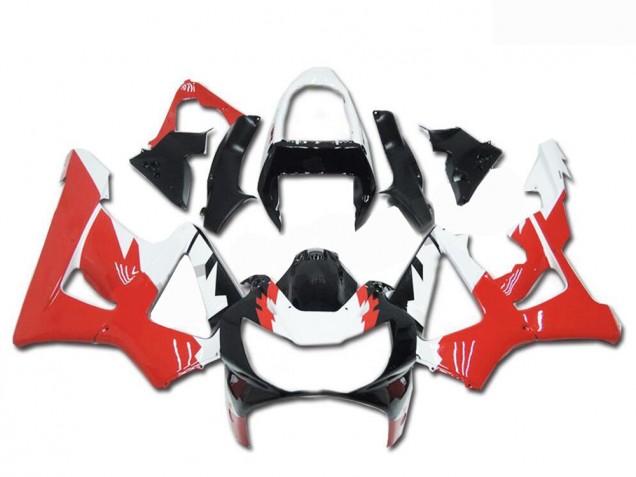 00-01 Schwarz Weiß Rot Honda CBR900RR 929RR Motorrad Verkleidung 00-01 Schwarz Weiß Rot Honda CBR900RR 929RR Motorrad Verkleidung
