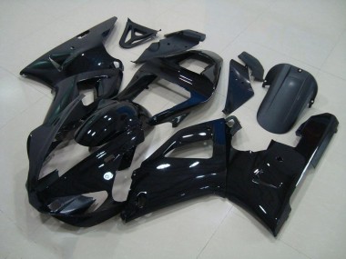 00-01 Schwarz Yamaha YZF R1 Motorrad Verkleidung