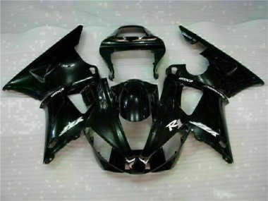 00-01 Schwarz Yamaha YZF R1 Motorrad Vollverkleidung