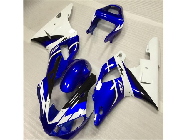 00-01 Weiß Blau Yamaha YZF R1 Motorrad Verkleidung