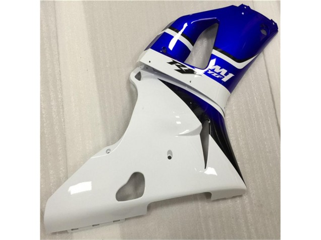 00-01 Weiß Blau Yamaha YZF R1 Motorrad Verkleidung