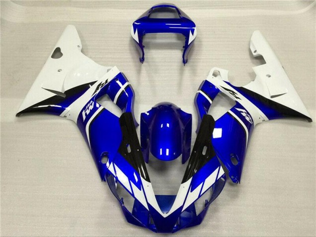 00-01 Weiß Blau Yamaha YZF R1 Motorrad Verkleidung