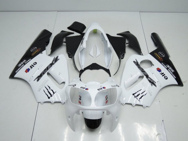00-01 Weiß Monster Kawasaki ZX12R Motorrad Verkleidung 00-01 Weiß Monster Kawasaki ZX12R Motorrad Verkleidung