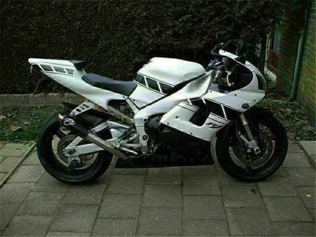 00-01 Weiß Yamaha YZF R1 Motorrad Verkleidung