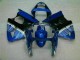 00-02 Blau Kawasaki ZX6R Motorrad Vollverkleidung