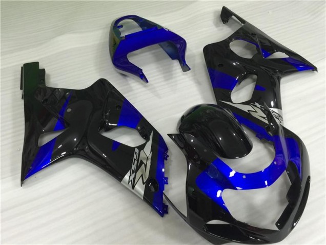 00-02 Blau Schwarz Suzuki GSXR 1000 Motorrad Verkleidung 00-02 Blau Schwarz Suzuki GSXR 1000 Motorrad Verkleidung