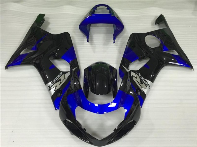 00-02 Blau Schwarz Suzuki GSXR 1000 Motorrad Verkleidung 00-02 Blau Schwarz Suzuki GSXR 1000 Motorrad Verkleidung