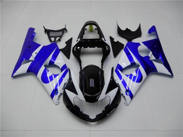 00-02 Blau Weiß Suzuki GSXR 1000 Motorrad Verkleidung