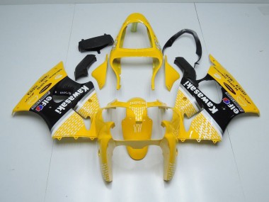 00-02 Gelb Arrow Kawasaki ZX6R Motorrad Verkleidung