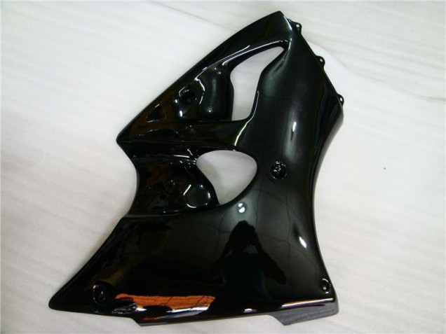 00-02 Glänzend Schwarz Kawasaki ZX6R Motorrad Verkleidung 00-02 Glänzend Schwarz Kawasaki ZX6R Motorrad Verkleidung