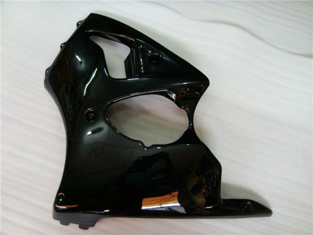 00-02 Glänzend Schwarz Kawasaki ZX6R Motorrad Verkleidung 00-02 Glänzend Schwarz Kawasaki ZX6R Motorrad Verkleidung