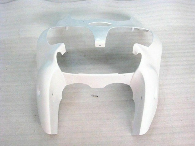 00-02 Glänzend Weiß Kawasaki ZX6R Motorrad Verkleidung 00-02 Glänzend Weiß Kawasaki ZX6R Motorrad Verkleidung