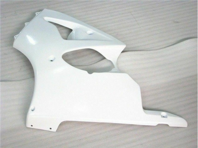 00-02 Glänzend Weiß Kawasaki ZX6R Motorrad Verkleidung 00-02 Glänzend Weiß Kawasaki ZX6R Motorrad Verkleidung