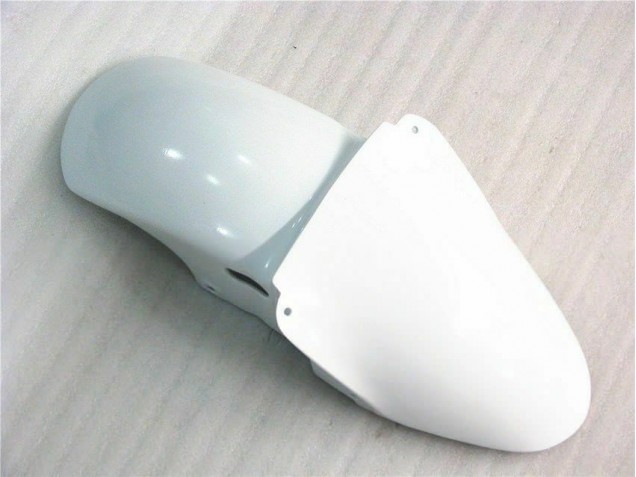 00-02 Glänzend Weiß Kawasaki ZX6R Motorrad Verkleidung 00-02 Glänzend Weiß Kawasaki ZX6R Motorrad Verkleidung