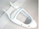 00-02 Glänzend Weiß Kawasaki ZX6R Motorrad Verkleidung 00-02 Glänzend Weiß Kawasaki ZX6R Motorrad Verkleidung