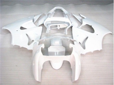 00-02 Glänzend Weiß Kawasaki ZX6R Motorrad Verkleidung