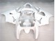 00-02 Glänzend Weiß Kawasaki ZX6R Motorrad Verkleidung 00-02 Glänzend Weiß Kawasaki ZX6R Motorrad Verkleidung