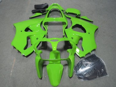 00-02 Grün Kawasaki ZX6R Motorrad Vollverkleidung
