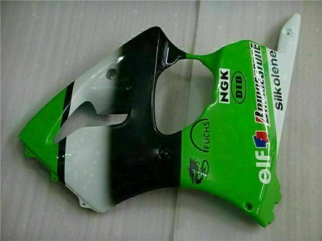 00-02 Grün Schwarz Kawasaki ZX6R Motor Verkleidung 00-02 Grün Schwarz Kawasaki ZX6R Motor Verkleidung