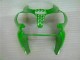 00-02 Grün Schwarz Kawasaki ZX6R Motorrad Verkleidungen 00-02 Grün Schwarz Kawasaki ZX6R Motorrad Verkleidungen