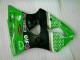 00-02 Grün Schwarz Kawasaki ZX6R Motorrad Verkleidungen 00-02 Grün Schwarz Kawasaki ZX6R Motorrad Verkleidungen