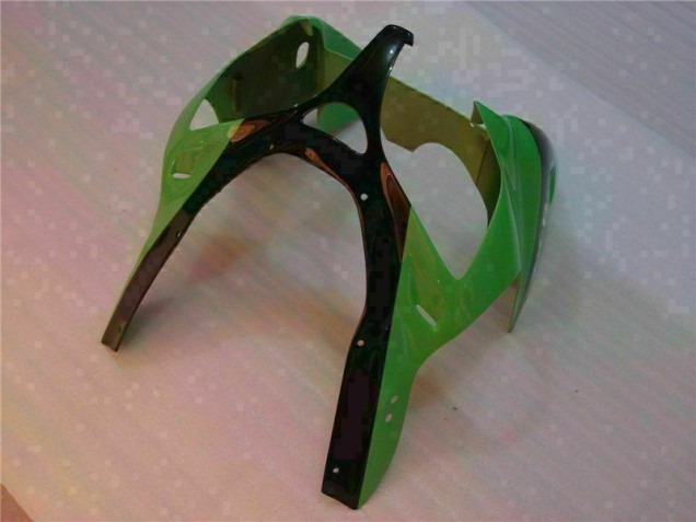 00-02 Grün Schwarz Kawasaki ZX6R Motorrad Vollverkleidung & Plastik 00-02 Grün Schwarz Kawasaki ZX6R Motorrad Vollverkleidung & Plastik