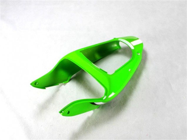 00-02 Grün Schwarz Weiß Kawasaki ZX6R Motorrad Verkleidungen 00-02 Grün Schwarz Weiß Kawasaki ZX6R Motorrad Verkleidungen