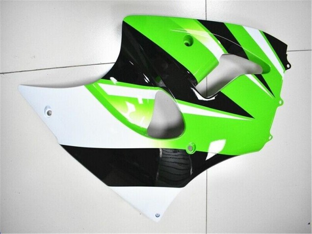 00-02 Grün Weiß Schwarz Kawasaki ZX6R Motorrad Verkleidung 00-02 Grün Weiß Schwarz Kawasaki ZX6R Motorrad Verkleidung
