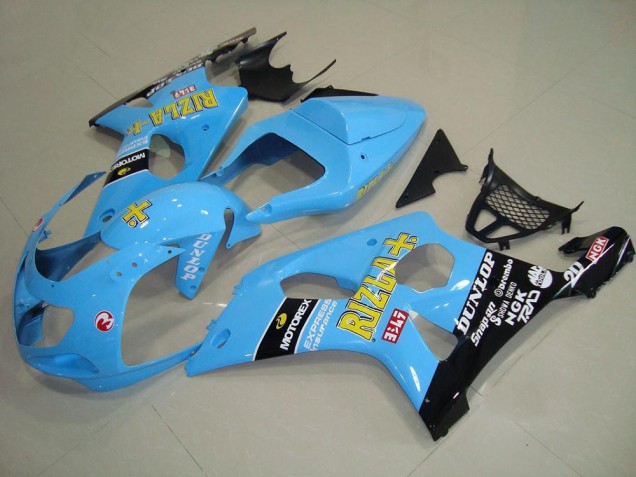 00-02 Hell blau Schwarz Suzuki GSXR 1000 Motorrad Verkleidung